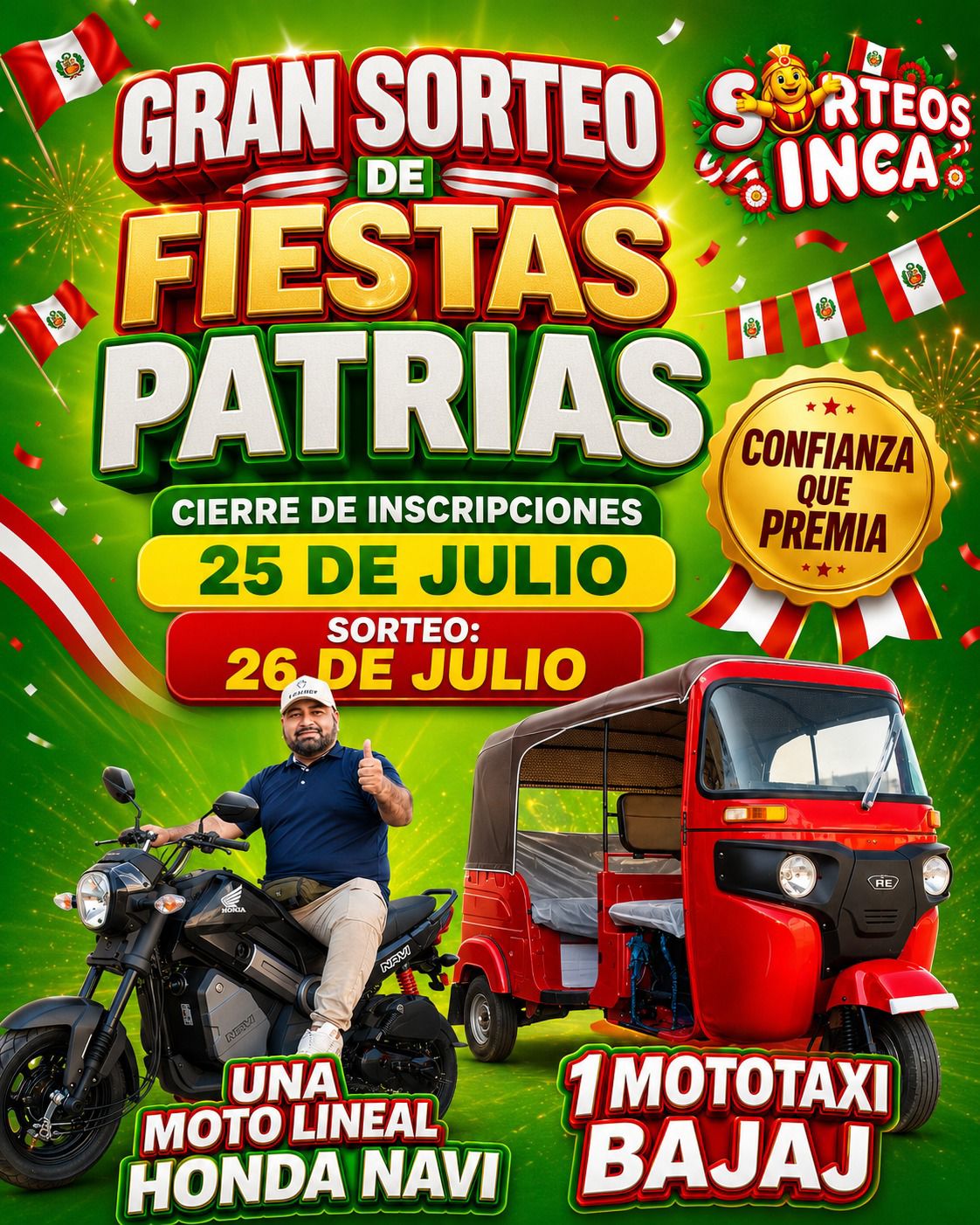 Sorteo Fiestas Patrias
